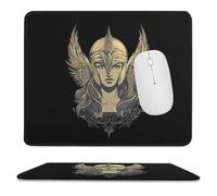 Goddess Athena Large Gaming Mouse Mat Soft Non-Slip Laptop Mousepad Portable Square Desk Pad for Office Home Work
