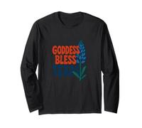 Goddess Bless Texas Divine Feminine Retro Pride Vibes Long Sleeve T-Shirt