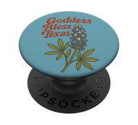 Goddess Bless Texas Divine Feminine Retro Pride Vibes PopSockets Adhesive PopGrip