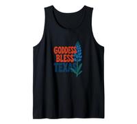 Goddess Bless Texas Divine Feminine Retro Pride Vibes Tank Top
