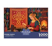 Goddess Brigid Jigsaw Puzzle Waterproof 1000 Piece Puzzles for Adults Fun Home Decoration