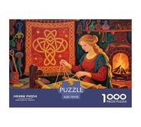 Goddess Brigid Jigsaw Puzzle Waterproof 1000 Piece Puzzles for Adults Gifts Challenging And Brainteasing Educational Games