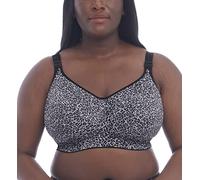 Goddess Celeste Print Non Wired Full Cup Support Bra (38J, Gray Leopard)