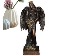 Goddess Decor, Elegant Resin Sculpture, 3.43x3.65x11.06 inches, Handcrafted Artistic Figurine, Spiritual Home Decoration, Mystical Feminine Ornament for Craft, Collectors Display