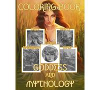 Goddess Dots Lines Waves Swirls Diagonals Coloring Book: Unofficial High Quality All Amazing And Spiro Mythology Spirograph Books For Women Men Relieving