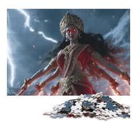 Goddess Durga 300 Pieces Wooden Jigsaw Puzzle for Adults Fun Education Game Decoration Stress Relief Toy Intellectual Game Relaxation And Intelligence 300pcs (40x28cm)