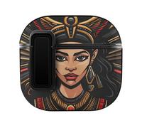 Goddess Egyptian Pharaoh Pyramid Ancient Egypt (1) Cute Case PC Earbud Cases Protective Cover Compatible for AirPods 4