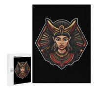 Goddess Egyptian Pharaoh Pyramid Ancient Egypt (1) Jigsaw Puzzles for Adults 500 PCS Wooden Puzzles Unique Puzzle Gifts
