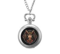 Goddess Egyptian Pharaoh Pyramid Ancient Egypt (1) Vintage Pocket Watch Alloy Pendant Watches Necklace Gift for Men Women Silver-Style