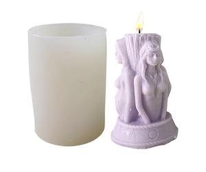 Goddess Figure Candle Molds, Three Goddess Silicone Mold | Half Body Portraits Featuring Young Girl for Pregnant Woman, and Elderly Woman, Home Decoration, Crafts, and Artistic Candles Creations