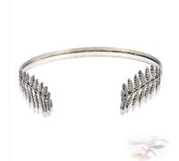 Goddess headband back of head, back worn headband, Worn Leaf Metal, Goddess Wedding Hair Accessory (Copper)