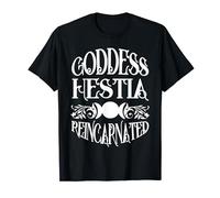 Goddess Hestia Reincarnated Triple Moon Design T-Shirt