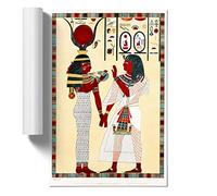 Goddess Isis by G.B. Belzoni | Unframed Wall Art Print | Ready to Frame Poster | Modern Home Decor Picture | Artwork for Living Room, Bedroom, Kitchen or Office | A2 (42x59.4 cm)