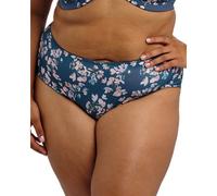 Goddess Kayla High Waist Brief - Teal Blossom - XXL
