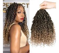 Goddess Locs Crochet Hair for Black Women Hippie Locs Crochet Hair 8 Packs Faux Locs Crochet Hair Prelooped River Locs Crochet Hair T27