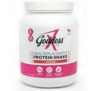 Goddess Nutrition Strawberry Flavour High-Protein Meal Replacement Shake - 600gm, 21g Protein - Women's Fitness & Weight Management Support (Strawberry)