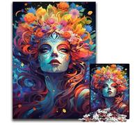 Goddess of Color Art Jigsaw Puzzles for Adults 1000 Piece Jigsaw Puzzles for Adults Home Decor Brain Teaser Game for Teenagers & Family Interaction 1000 PCS(75x50cm)