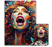 Goddess of Color Art Jigsaw Puzzles for Adults, 1000 Piece Paper Jigsaw Family Activity, Brain Teaser, Home Decor, 1000 PCS(38x26cm)