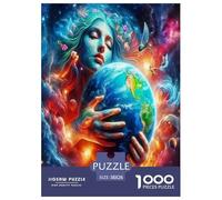Goddess of Earth 1000 Piece Universe Jigsaw Puzzles for Adults And Kids Family Educational Games 1000 Pieces Beautiful Decoration Birthday Gifts 38x26cm/1000pcs