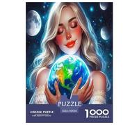Goddess of Earth 1000 Piece Universe Jigsaws Puzzles for Adults And Kids Challenging Games 1000 Pieces Beautiful Decoration Challenge High Difficulty 70x50cm/1000pcs