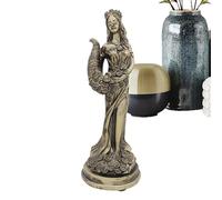 Goddess of Fortune Statues Miniature Resin Lady Figurine Collectible | Good Fortune Sculpture, Exquisite Interior Ornament for Families, Lovers