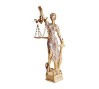 Goddess of Justice Decoration - Blind Goddess of Justice Sculpture, Blind of the Law Sculpture Resin | Greco-Roman Goddess 'Equity Holding the Balance of Justice