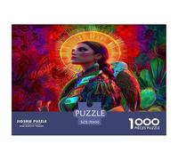 Goddess of The Earth Jigsaws 1000 Pieces for Adults Or Families Fit Together Perfectly - A Funny And Artistic Puzzle Artistic Style Home Decoration 70x50cm/1000pcs
