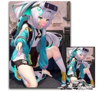 Goddess of Victory Nikke Jigsaw Puzzles 1000 Pieces for Adults Impossible Jigsaw Puzzles for Adults Home Decor Brain Teaser Game for Teenagers Family Interaction 1000 PCS(38x26cm)