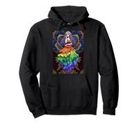 Goddess Pride Rainbow Queen Power Sovereign Love Aura Rise Pullover Hoodie