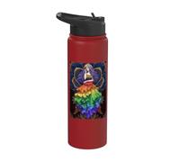 Goddess Pride Rainbow Queen Power Sovereign Love Aura Rise Stainless Steel Insulated Water Bottle
