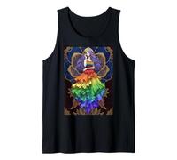 Goddess Pride Rainbow Queen Power Sovereign Love Aura Rise Tank Top