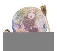 Goddess Shaman Drum - Authentic Sound Instrument | Music Percussion, For Shamanic Lovers Enthusiasts Beginners Families Friends Indoor
