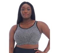 Goddess Sports Non Wired Sports Bra - Pewter Heather - 34C