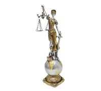 Goddess Statue 'Equity Of Justice - Delicate Resin Blind Fairness Statue Decoration | Creative Resin Hand Painted Goddess Miniature Statues For Bedroom