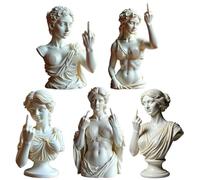 Goddess Statue Venus Statue, Unapologetic Venus The Middle Finger Statue, Venus Figurine with Middle Finger, Rebellious Bold Modern Art Decor, Resin Art Statue, Funny Unique Decorative for Desk Shelf