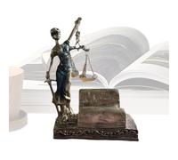 Goddess Statue | Vintage Female Table Figure, Symbol of Justice and Equity, Desk Sculpture | For Home, Dorm, Apartment, Fireplace, Library, Bedroom, Entrance, Event,