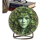Goddess Tree Lady Table Decor - Retro Wooden Sculpture With Vines, Mythical Fantasy Ornament | Desktop Indoor Outdoor Patio Garden Yard Decorative Figurine Artistic Centerpiece Display