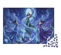 Goddess Under The Moonlight 1000 Piece Jigsaw Puzzle,Home Wall Decor,Educational Toy,Great Gifts,Premium Cardboard,Adults & Kids 14+,Impossible Challenge,Stress Relief 70x50cm