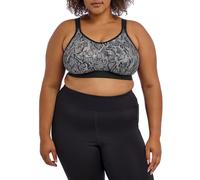 Goddess Wire Free Fuller Bust Sports Bra (42GG, Black Snake)