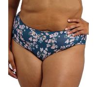 GODDESS Women's Kayla Brief, Teal Blossom, M-L