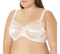 Goddess Women's Keira Underwire Banded Bra Full Coverage, Sheer, Pearl Blush, 34G