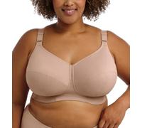 Goddess Women's Plus-Size Celeste Soft Cup Full Coverage Wireless Comfort Bra, Opaque, Fawn, 34JJ