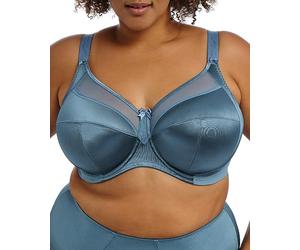 Goddess Women's Plus Size Keira Underwire Banded Bra, Mediterranean Blue, 42K US