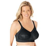 GODDESS Women's Verity Wireless Soft Cup Bra Full Coverage, Black, 42I US