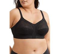 GODDESS Women's Verity Wireless Soft Cup Bra Full Coverage, Black, 42I US