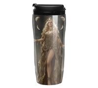 Goddesses Hecate Coffee Mug Double Wall Travel Tumbler with Lid Tea Cup for Hot/Ice Drinks 350ml
