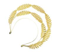 Goddesses Wheat Leaf Headbands Eye Catching Wheat Leaf Headband Decoration For Women Bridal Hairpiece