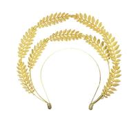 Goddesses Wheat Leaf Headbands Eye Catching Wheat Leaf Headband Decoration For Women Bridal Hairpiece