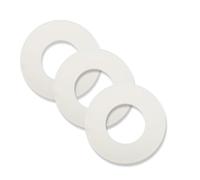 Goddessmoon Toilet Flush Valve Seal Rings, Silicone Toilet Tank Gasket Washer, Compatible with Kohler, Geberit, 2.5 x 2.5 x 0.1 Inches, Leak-Proof Design, WC Replacement and Repair Parts (3)