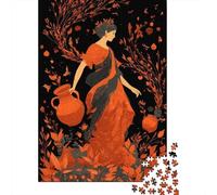 GoddessPuzzles 1000 Pieces for Adults for Adults 1000 Piece Puzzle Educational Challenge Games Home DecoratioAncient Greek Ceramic Aesthetics